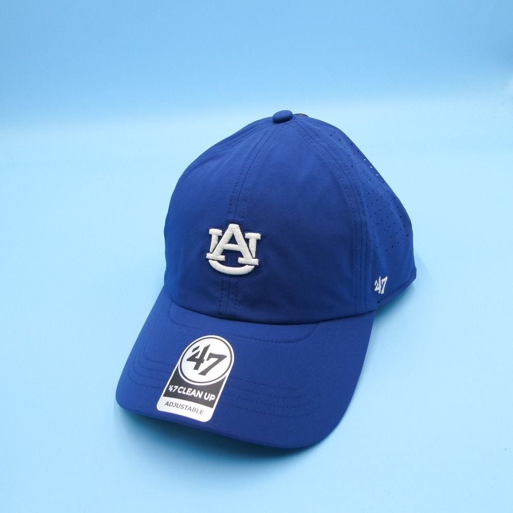 '47 Brand Hat Mens One Size Clean Up Auburn Tigers Blue Performance Adjustable